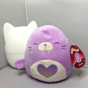 8" Winnie Walrus Squishmallow Valentines Capsule 2024
